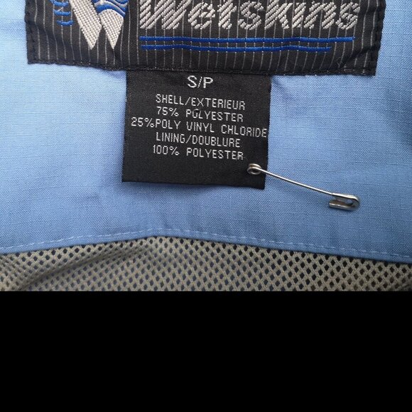Wetskins Ladies Size Small Blue & White Waterproof 2 piece Rain Suit - Picture 3 of 16
